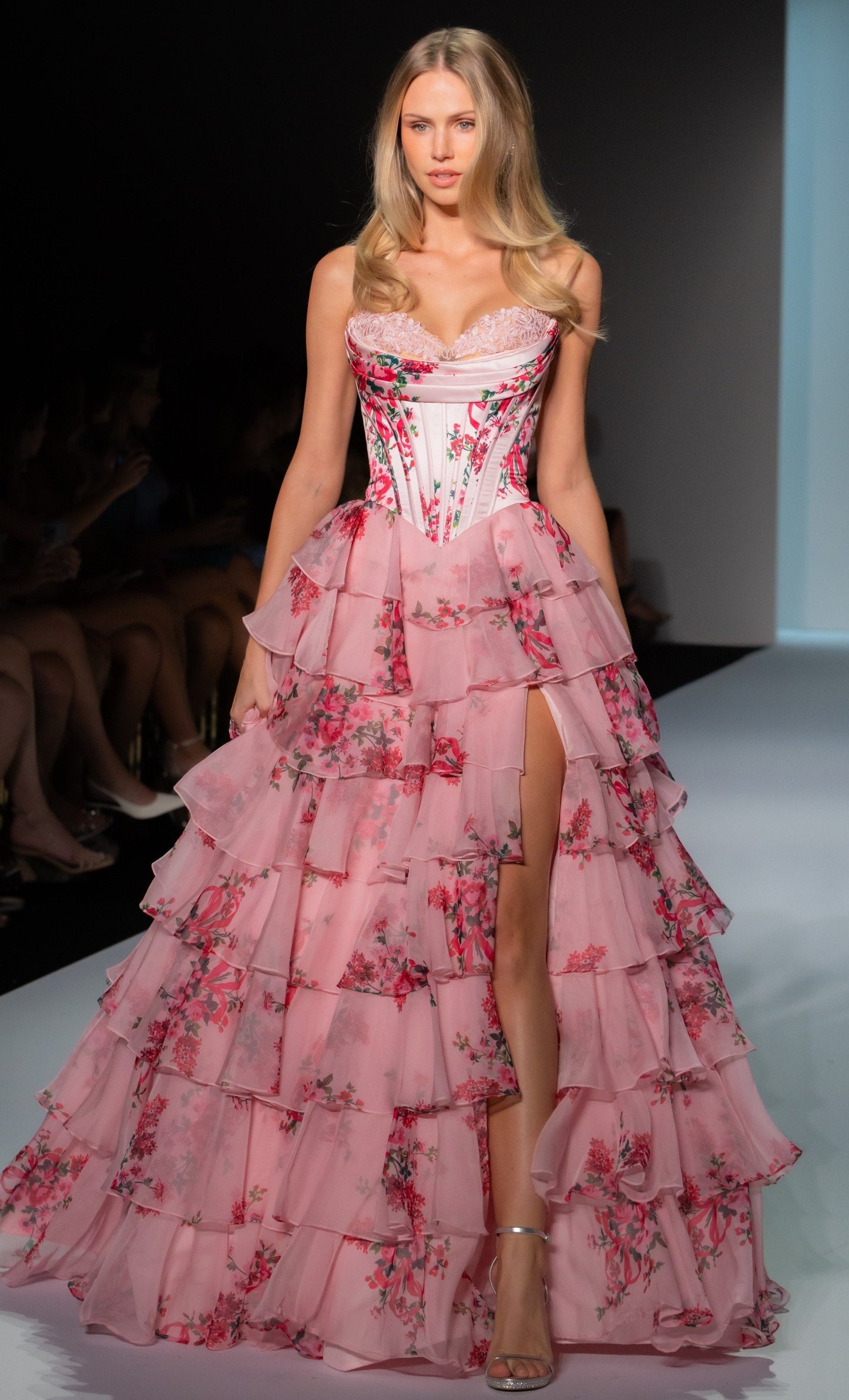 Sherri Ruffle Midi Dress
