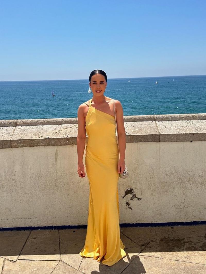 Caroline Backless Maxi Dress