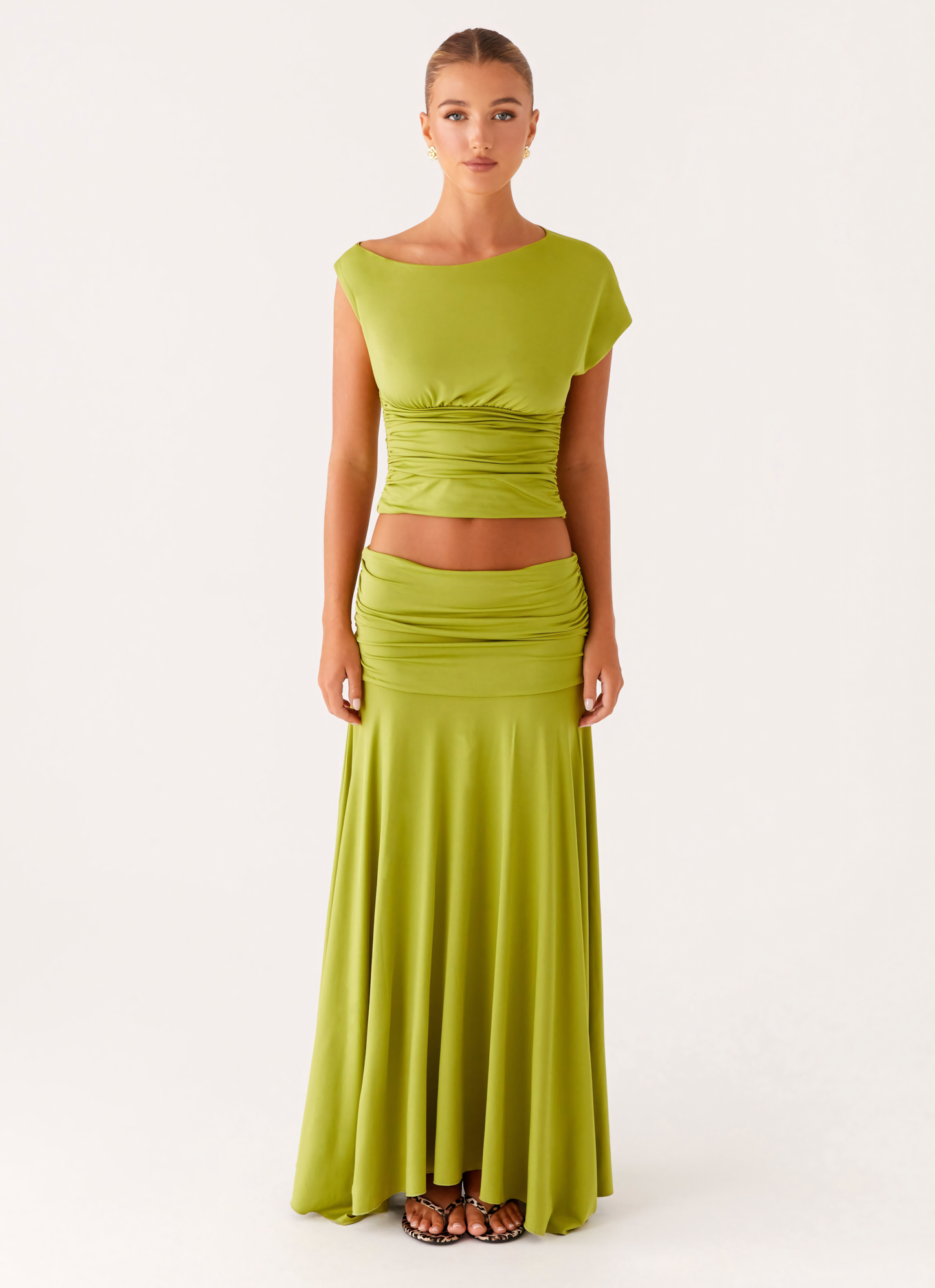 Liana Ruched Maxi Dress