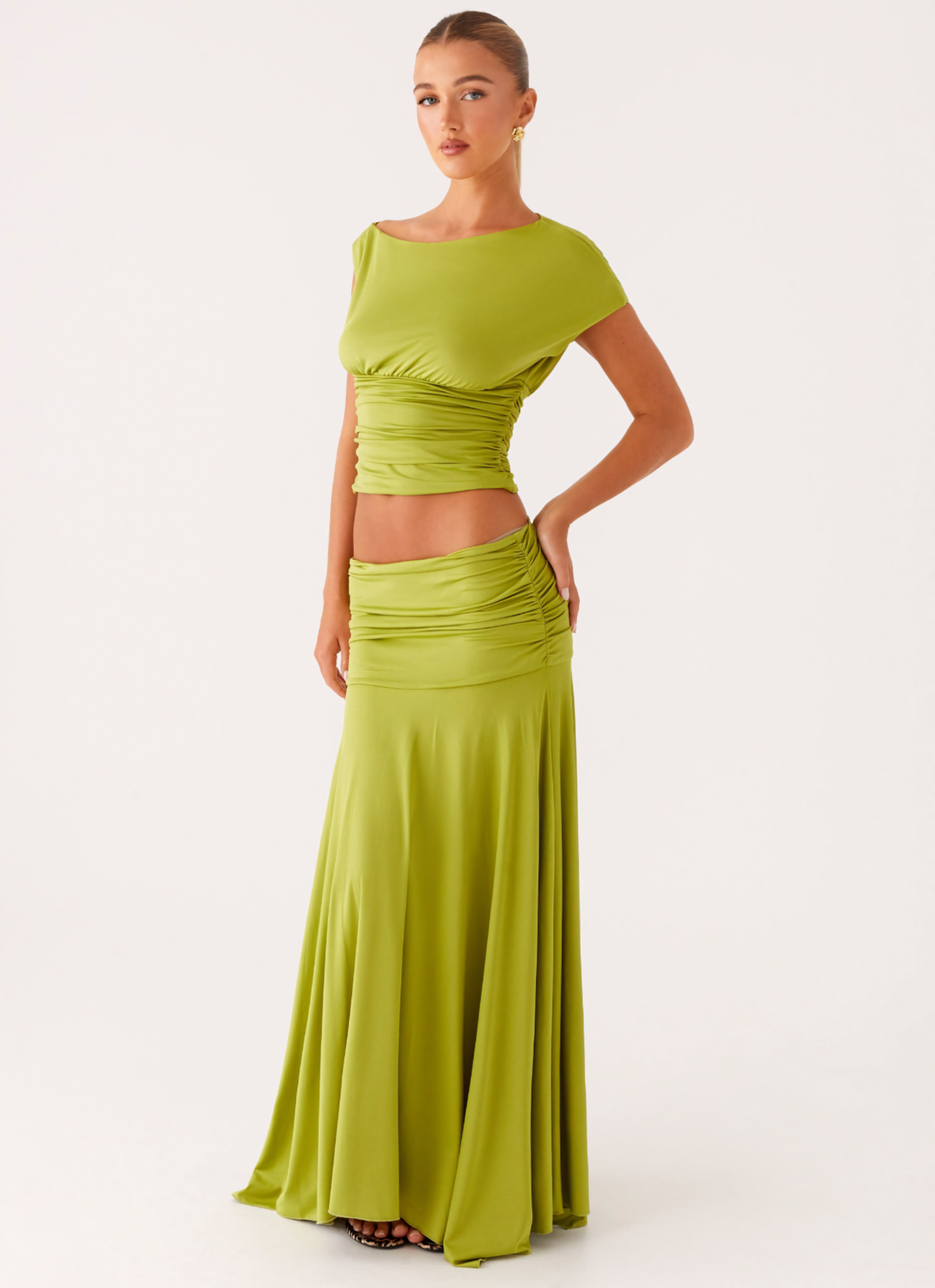 Liana Ruched Maxi Dress