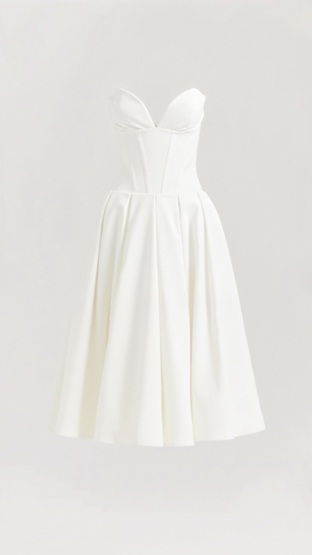 Celestia Strapless Midi Dress