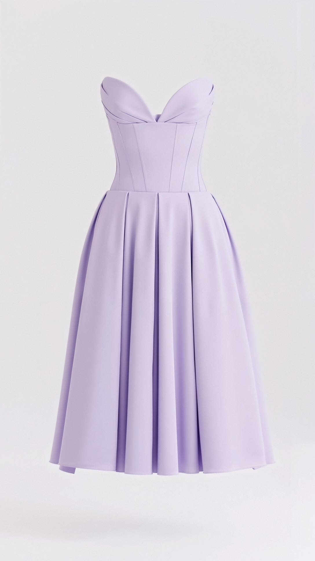 Celestia Strapless Midi Dress