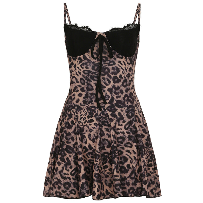 Alison Leopard Print Mini Dress