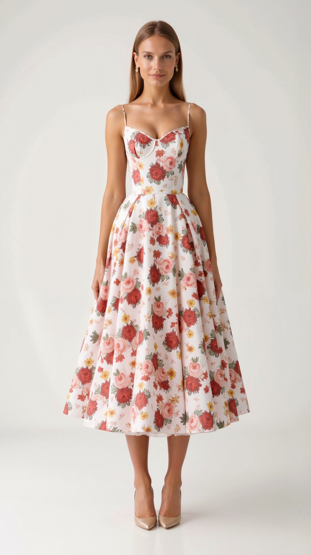 Isolde Tulle Midi Dress