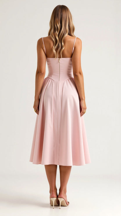 Odette Corset Midi Dress