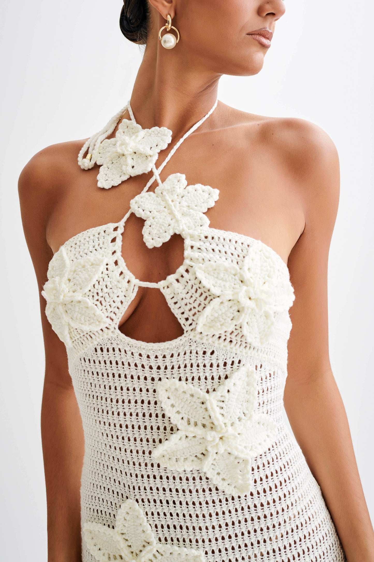 kyla Crochet Maxi Dress