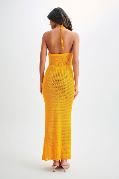 kyla Crochet Maxi Dress