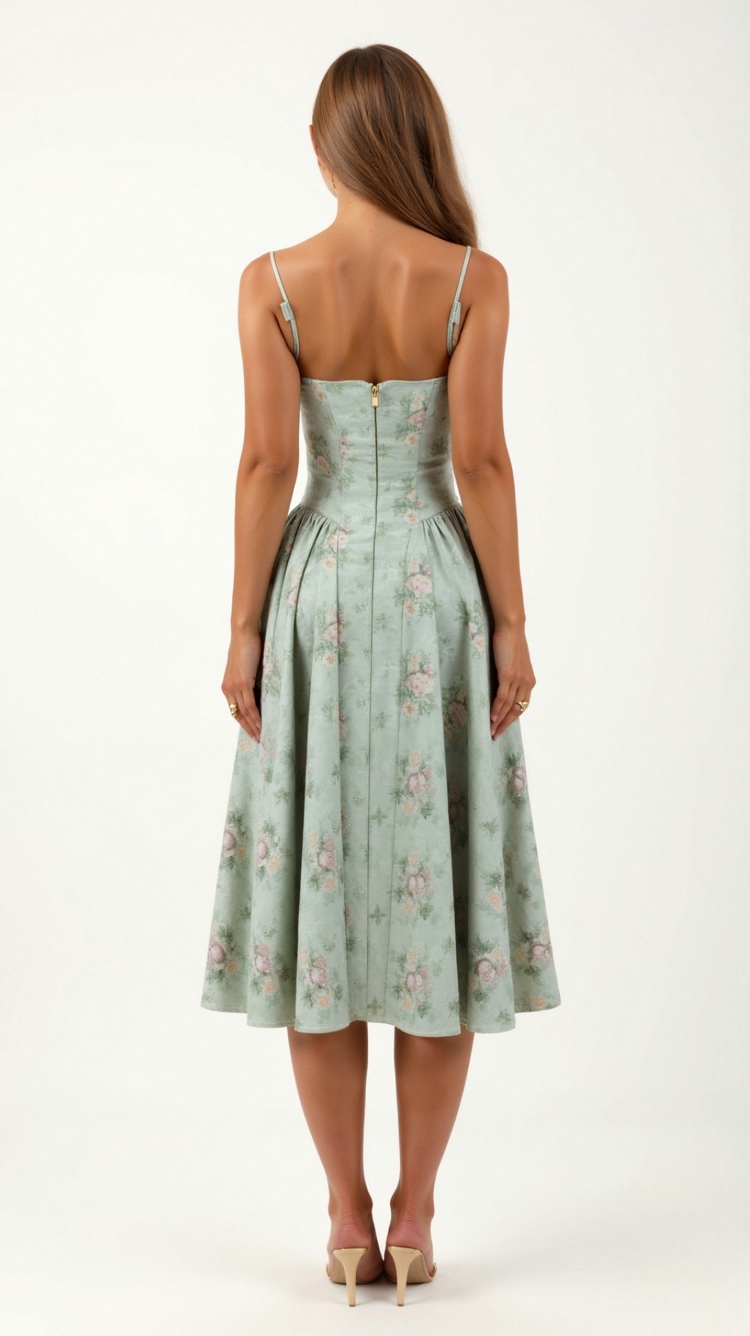 Odette Corset Midi Dress