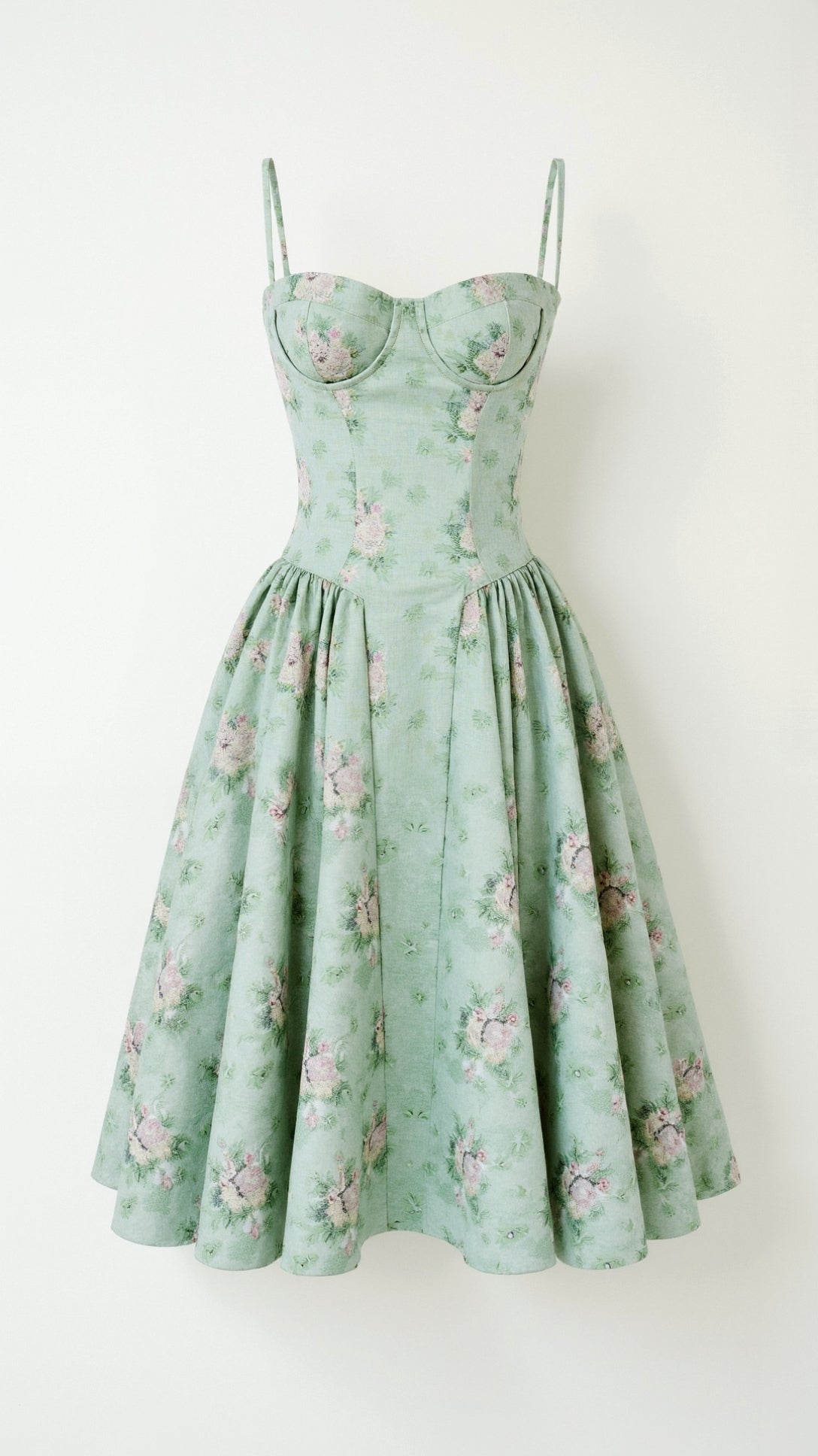 Odette Corset Midi Dress
