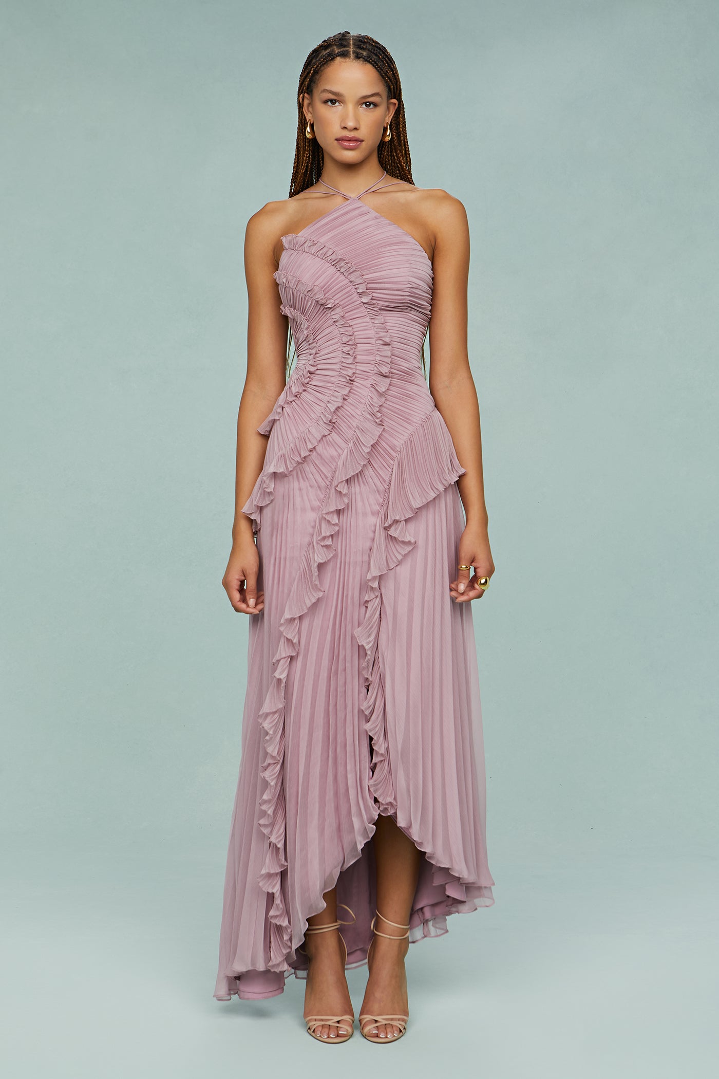 Amelia Halter Maxi Dress
