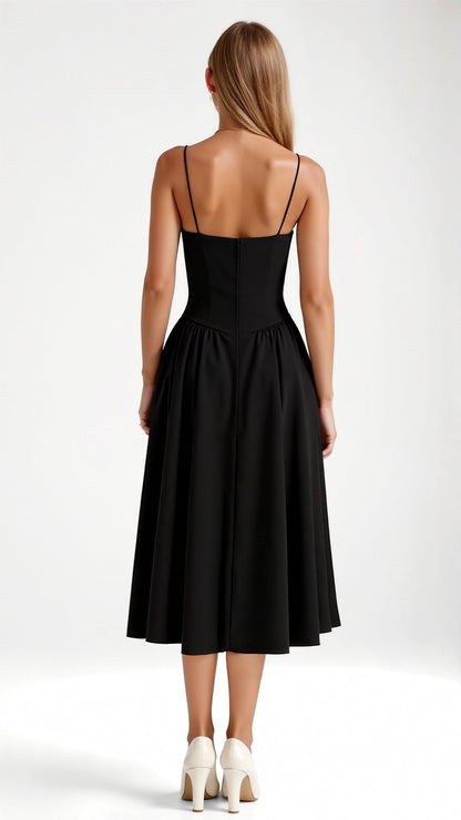 Odette Corset Midi Dress