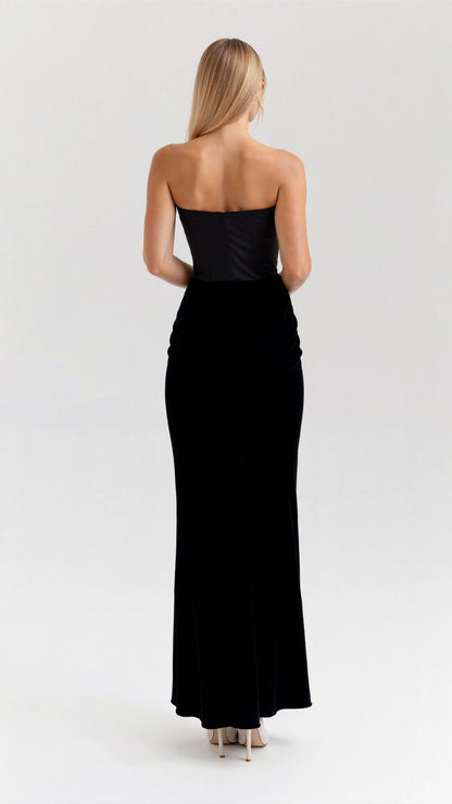 Luciana Strapless Maxi Dress