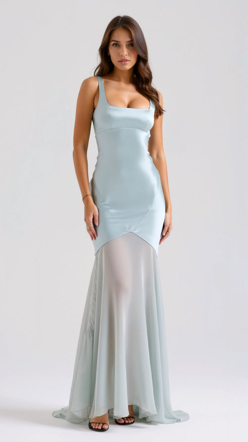 Ursula Chiffon Maxi Dress