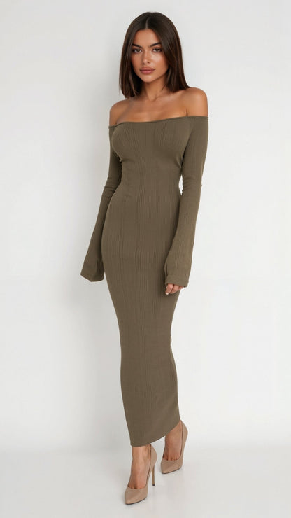 Quinlan Ribbed Maxi Dress