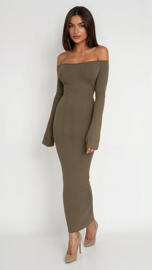 Quinlan Ribbed Maxi Dress