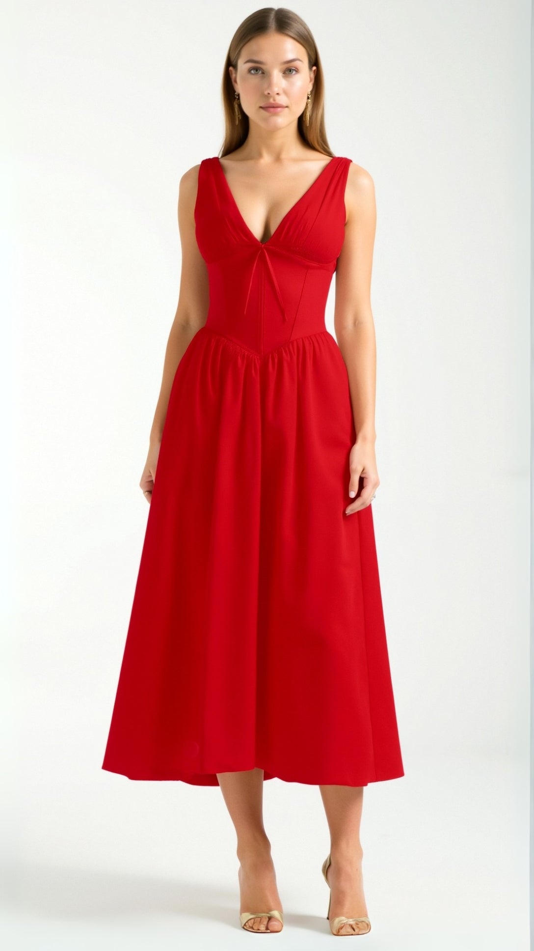 Cassiopeia V-neck Dress