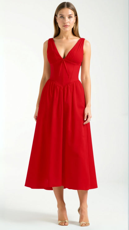 Cassiopeia V-neck Dress