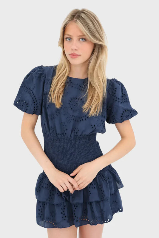 Julie Eyelet Dress