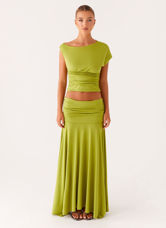 Liana Ruched Maxi Dress