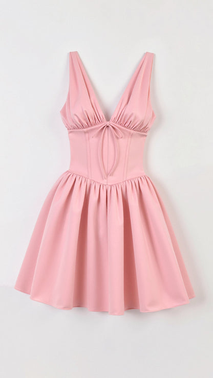 Seraphina Satin Mini Dress