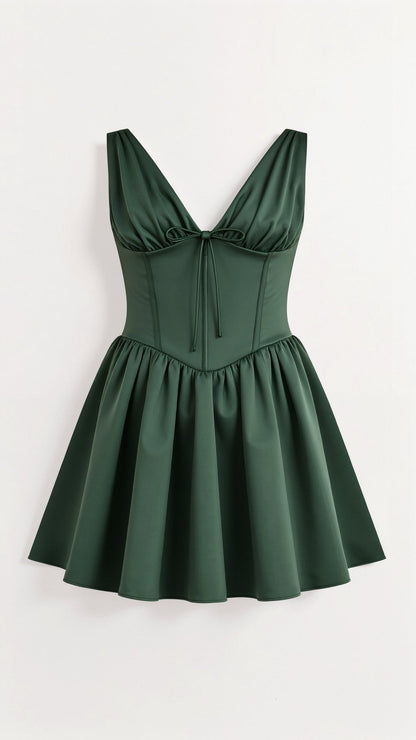 Seraphina Satin Mini Dress