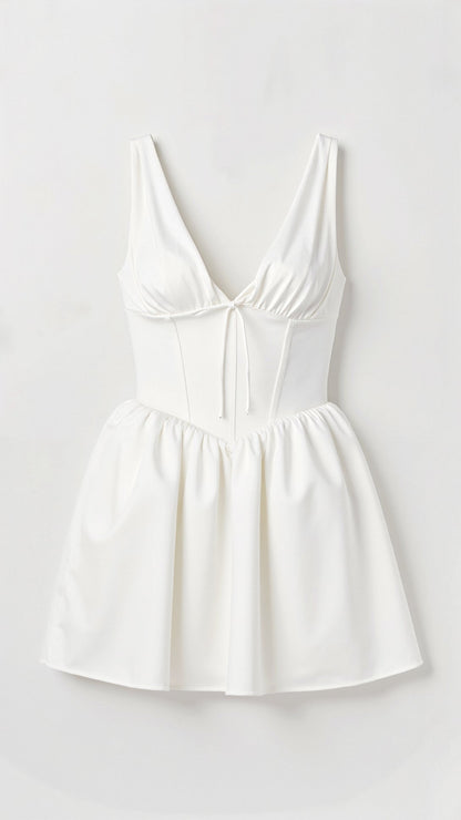 Seraphina Satin Mini Dress