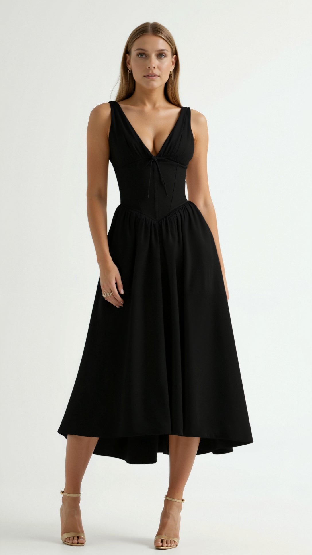 Cassiopeia V-neck Dress