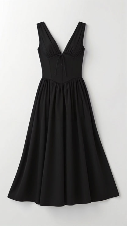 Cassiopeia V-neck Dress