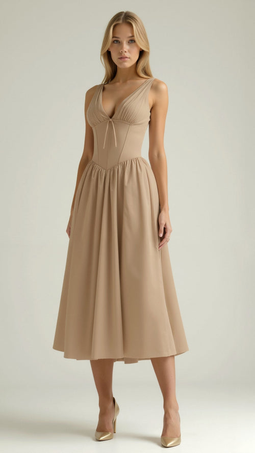 Cassiopeia V-neck Dress