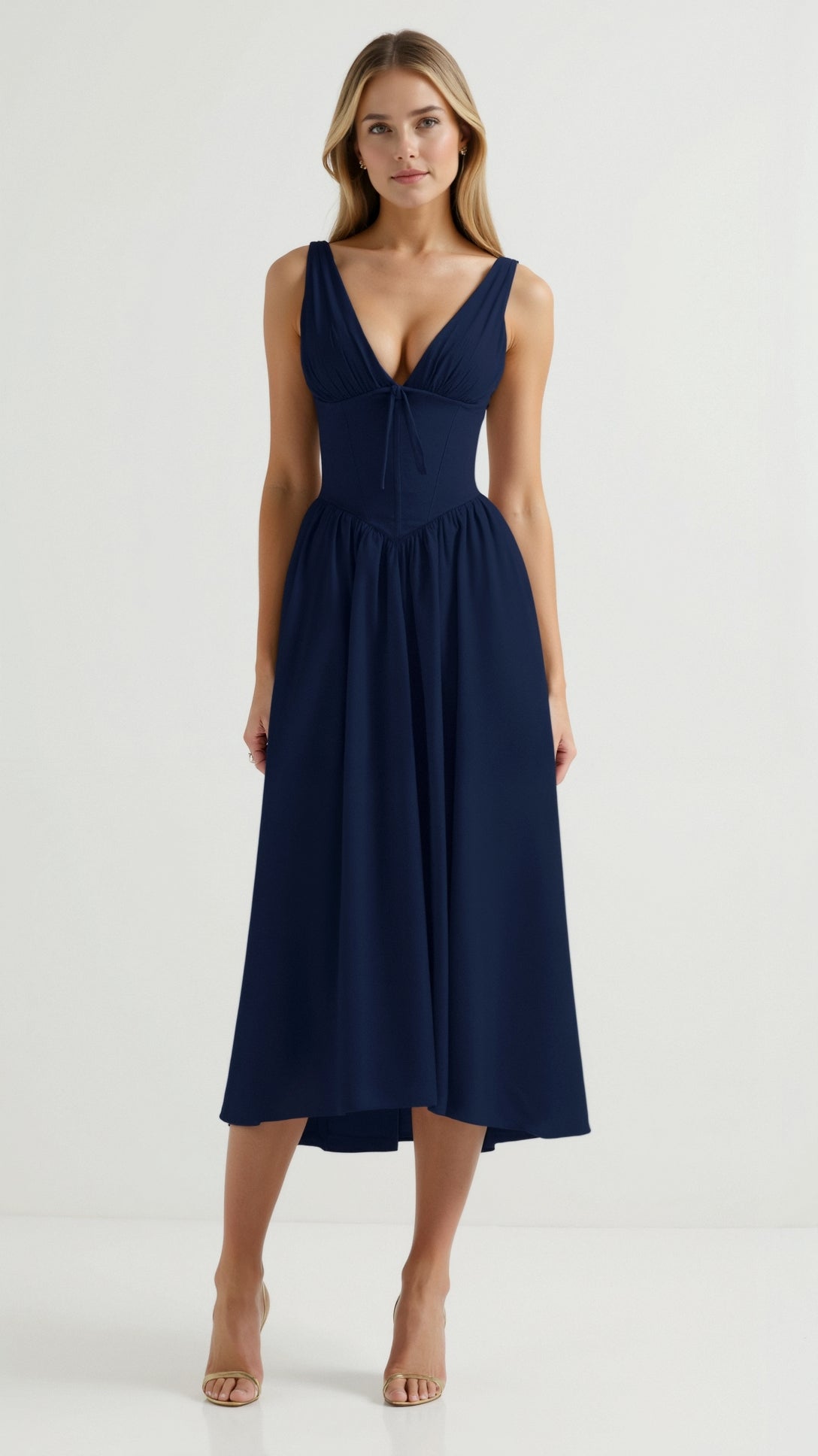Cassiopeia V-neck Dress