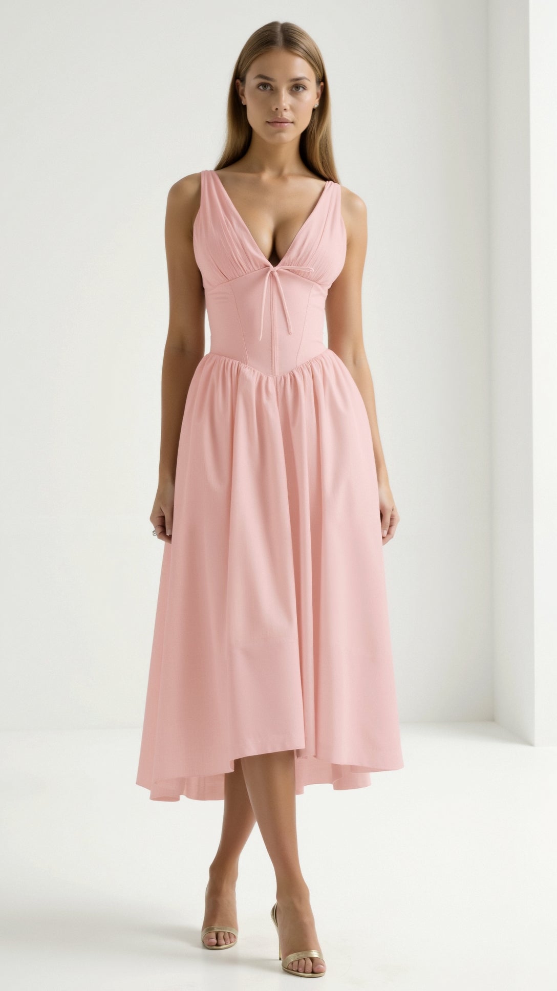 Cassiopeia V-neck Dress