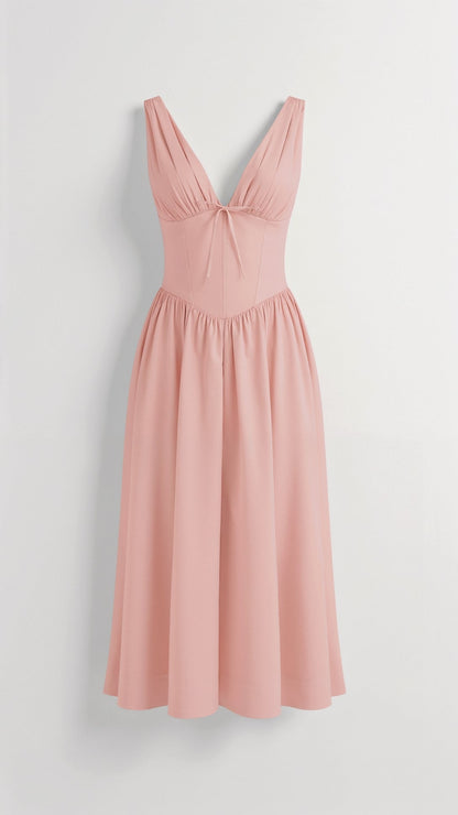 Cassiopeia V-neck Dress