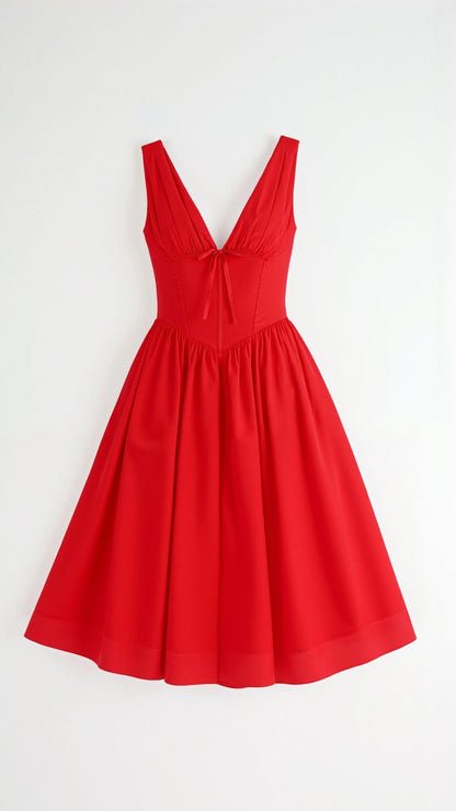 Cassiopeia V-neck Dress