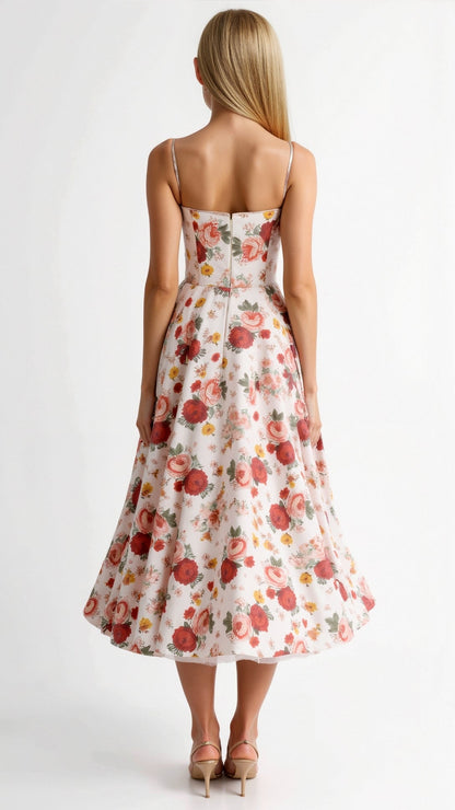Isolde Tulle Midi Dress