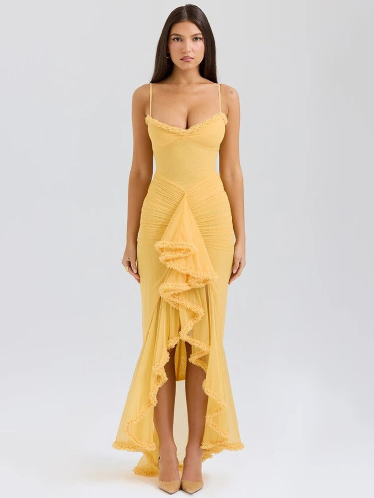 Gabbi Ruffled Maxi Dress